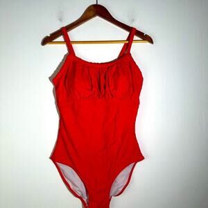 Cromer Resortwear Vibrant Red Swimsuit